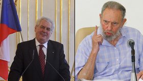 Miloš Zeman nebudete jednat se Schwarzenbergem kvůli situaci v KLDR, ta však zneklidňuje kubánského vůdce Fidela Castra a zvedá varovný prst