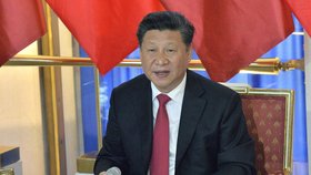 Čínský prezident Si Ťin-pching v Praze