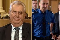 Zeman zvažuje stížnost na soudce z Rathovy kauzy. Za „smetení“ odposlechů