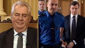 Co řekl Miloš Zeman o trestu pro Davida Ratha?