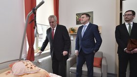 Zeman otevřel hospic: „Mé sympatie k tomuto způsobu umírání rostou“