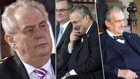 Miloš Zeman má za sebou prezidentskou inauguraci. Neobešla se bez úsměvných momentů: Třeba spánku i posměšku knížete Schwarzenberga