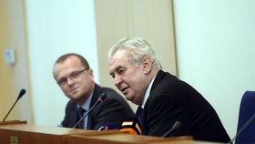 Miloš Zeman při setkání se Pardubického kraje a starosty některých obcí