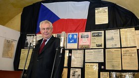 Miloš Zeman přednesl projev ke 45. výročí srpnových událostí v roce 1968