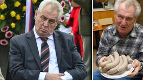 Miloš Zeman má cukrovku, bude se muset omezit. V pití, ale také jídlu