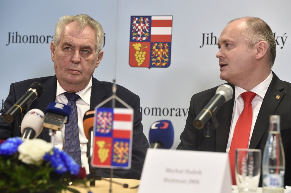 Miloš Zeman a Michal Hašek