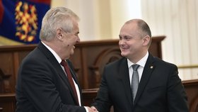 Miloš Zeman v Jihomoravském kraji: S hejtmanem Michalem Haškem