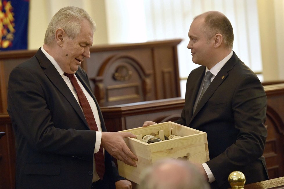 Miloš Zeman v Jihomoravském kraji: S hejtmanem Michalem Haškem