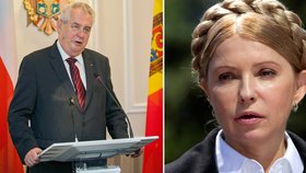 Miloš Zeman v Moldavsku nepřímo varoval před Julijí Tymošenkovou