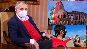 Miloš Zeman chce vyrazit na podzim do Itálie, která se velmi pomalu vzpamatovává z útrap spojených s pandemií koronaviru.