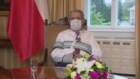 Televizní projev prezidenta Miloše Zemana