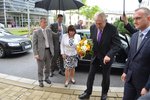 Prezident Miloš Zeman dorazil na Vysočinu i s první dámou Ivanou