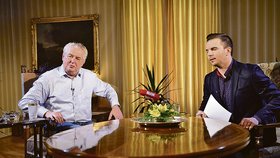 Prezident Miloš Zeman a moderátor David Vaníček se opět utkají nad otázkami, na které chcete znát odpovědi.