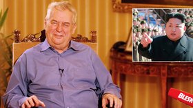 Miloš Zeman v pořadu S prezidentem v Lánech: Mluvil o teroristech, ale i o diktátoru Kimovi
