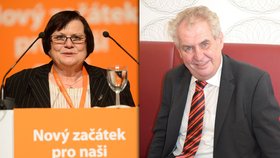 Miloš Zeman má další posilu do týmu poradců: Marii Benešovou z ČSSD