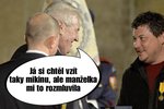 Co mohl Miloš Zeman říct režisérovi Sedláčkovi? Soutěž Blesk.cz vyhrál tenhle nápad