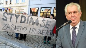Miloš Zeman se při cestě po Moravskoslezském kraji nedočkal jen podpory