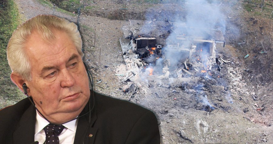 Prezident Zeman navštívil Vrbětice: Urychlete vyšetřování, vzkázal.