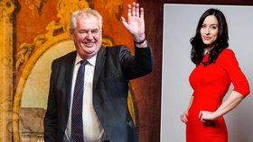 Miloš Zeman při návštěvě Královéhradeckého kraje vyzdvihl krásu nastávající ženy svého kancléře