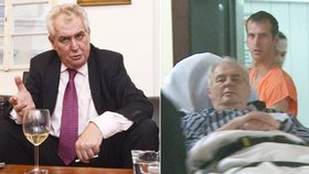 Co přesně stálo za hospitalizací Miloše Zemana v motolské nemocnici?