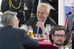 Miloš Zeman opět vyrazí na ruskou ambasádu. Mluvčí Ovčáček ho hájí kvůli novičoku