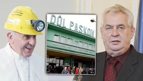 Co mají společného papež a Miloš Zeman? Oba aktuálně řešili situaci kolem horníků