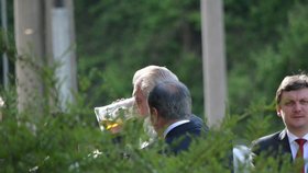 Zeman v Olomouckém kraji: Chválil si hanušovické pivo