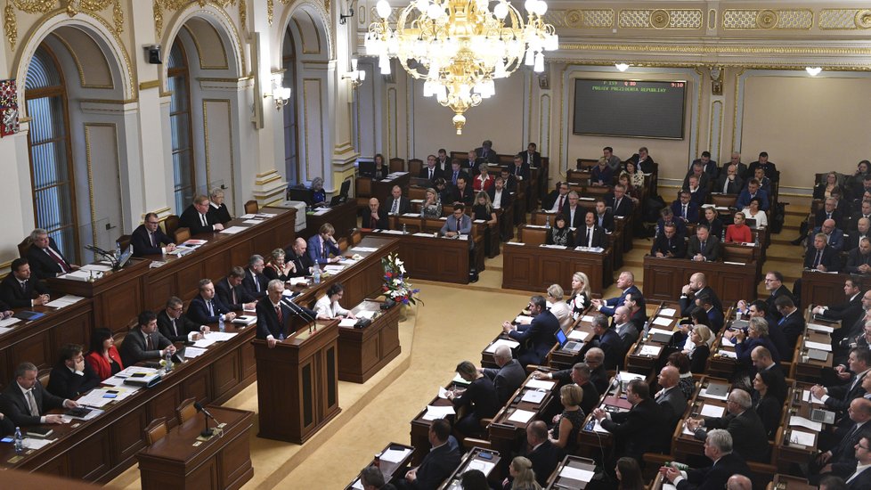 Miloš Zeman dorazil 24.10.2018 do Sněmovny kvůli jednání o státním rozpočtu
