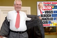 Miloš Zeman při exkluzivním rozhovoru na Hradě: Hýřil vtipem a dobrou náladou!