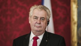 Prezident Miloš Zeman udělil své první prezidentské veto