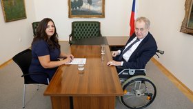 Miloš Zeman v rozhovoru pro Blesk, říjen 2026