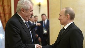 Miloš Zeman s ruským prezidentem Vladimirem Putinem