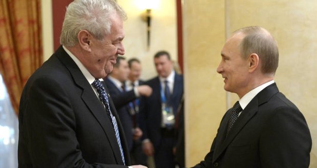 Miloš Zeman s ruským prezidentem Vladimirem Putinem