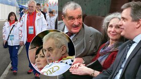 Miloš Zeman se vrátil z OH v Soči, neúspěšní prezidentští kandidáti vyrazili společně do kina