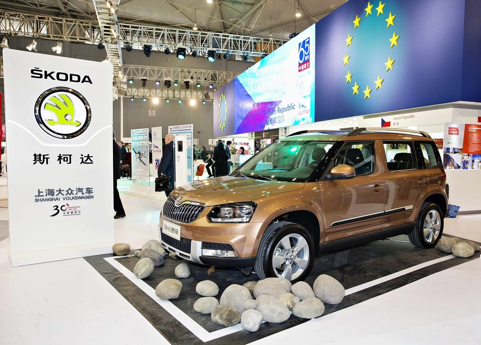 Škoda Yeti, upravená pro čínský trh. Je o něco menší