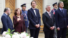 Spolu se slovenským prezidentem přicestovala do Česka i velvyslankyně Livia Klausová