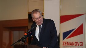 Prezident Miloš Zeman vystoupil na sjezdu Strany práv občanů - zemanovců (7.3.2020)