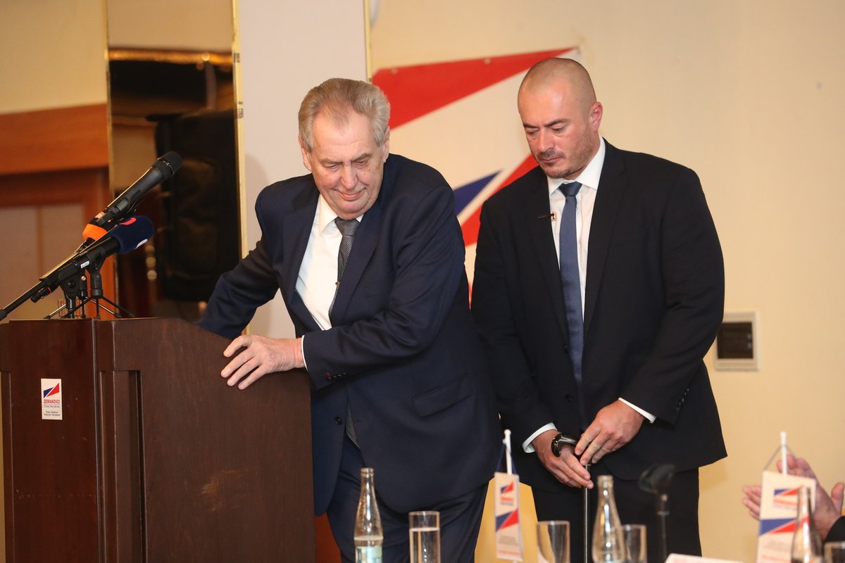 Prezident Miloš Zeman vystoupil na sjezdu Strany práv občanů - zemanovců (7.3.2020)