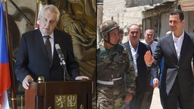 Prezident Miloš Zeman nepodporuje intervenci do Sýrie proti diktátorovi Asadovi