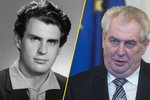 Současný prezident Miloš Zeman za "totáče" a dnes