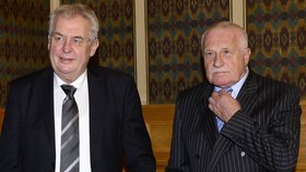 Miloš Zeman a Václav Klaus se sešli na ekonomické konferenci