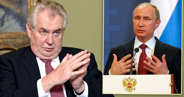 Prezident Zeman se v Moskvě setká s ruským prezidentem Putinem.