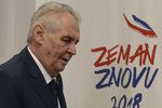 Prezident Miloš Zeman nasbíral 113 000 podpisů pro svou kandidaturu
