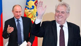 Prezident Zeman pozval do Česka Vladimira Putina a další státníky.