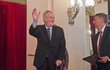 Prezident České republiky Miloš Zeman při vystoupení na Žofínském fóru.