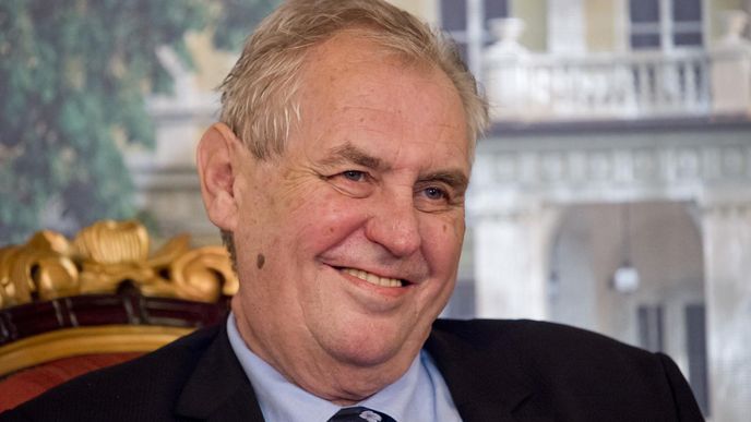 Prezident České republiky Miloš Zeman.