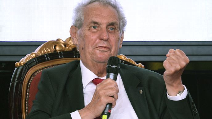 Prezident Miloš Zeman.