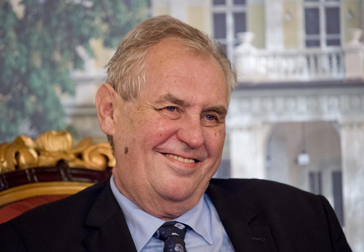 Prezident České republiky Miloš Zeman.