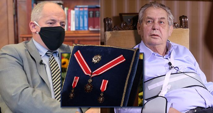 Ministr zdravotnictví Roman Prymula (za ANO) bude s prezidentem Milošem Zemanem jednat o podobě předávání státních vyznamenání.