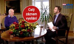 O teroru, Chartě 77 i odchodu Forejta: Miloš Zeman v pořadu S prezidentem v Lánech